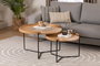 Hanah Home Mandy - Natural Juego de Mesas Nido